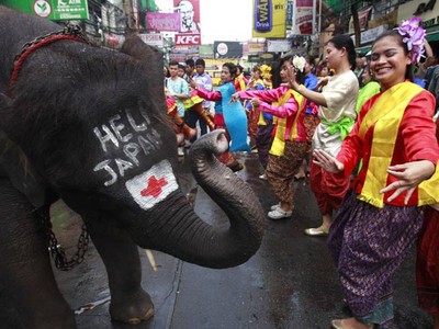 Dari Gajah untuk Korban Tsunami Jepang
