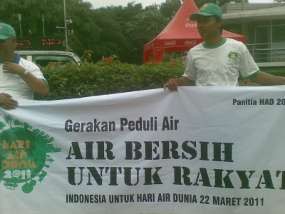 Bundaran HI Jadi Pusat Aksi Hari Air Sedunia