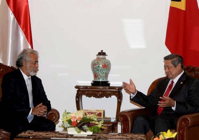 SBY Menerima Xanana Gusmao