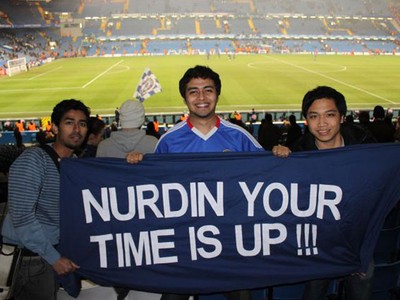 Anti Nurdin Halid di Stamford Bridge