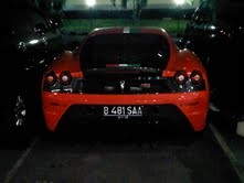 Akhirnya Ferrari Milik Malinda Mejeng di Mabes Polri