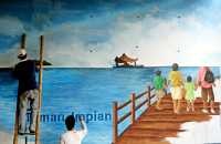 Antok, Seniman Mural Sang Pembuat Mimpi Warga Jakarta