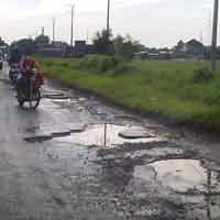 Rusak Parah, Bupati Sidoarjo Didesak Perbaiki Jalan Sidokepung 