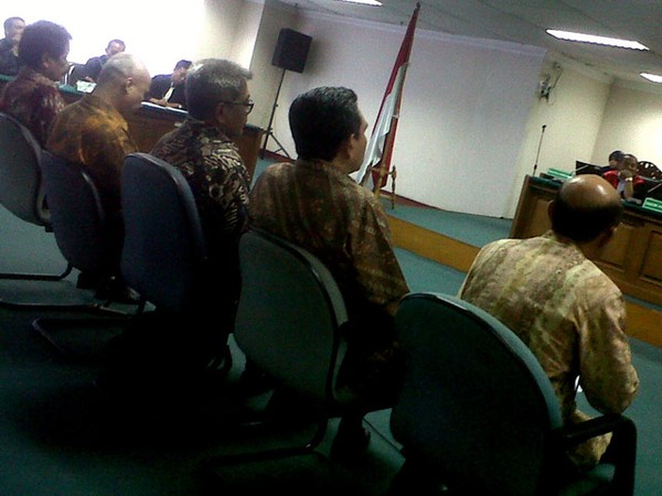 5 Politisi Golkar Duduk di Kursi Pesakitan