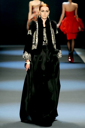 Naeem Khan, Fall/Winter 2011. New York Fashion Week 2011. [Photo by Frazer Harrison/Getty Images for IMG]