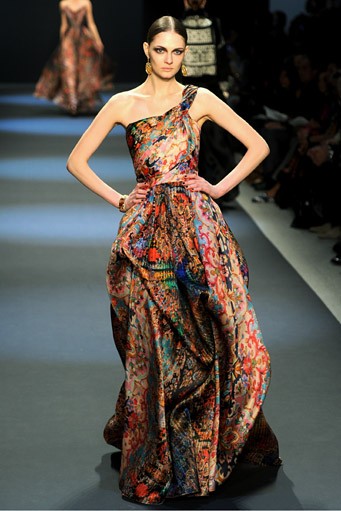 Naeem Khan, Fall/Winter 2011. New York Fashion Week 2011. [Photo by Frazer Harrison/Getty Images for IMG]
