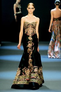 Naeem Khan, Fall/Winter 2011. New York Fashion Week 2011. [Photo by Frazer Harrison/Getty Images for IMG]