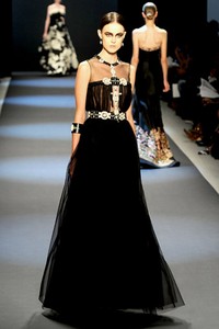 Naeem Khan, Fall/Winter 2011. New York Fashion Week 2011. [Photo by Frazer Harrison/Getty Images for IMG]