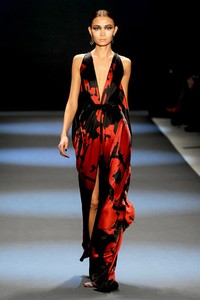 Naeem Khan, Fall/Winter 2011. New York Fashion Week 2011. [Photo by Frazer Harrison/Getty Images for IMG]