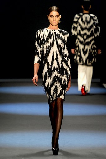 Naeem Khan, Fall/Winter 2011. New York Fashion Week 2011. [Photo by Frazer Harrison/Getty Images for IMG]