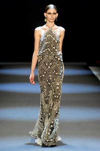 Naeem Khan, Fall/Winter 2011. New York Fashion Week 2011. [Photo by Frazer Harrison/Getty Images for IMG]