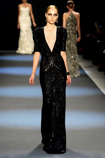 Naeem Khan, Fall/Winter 2011. New York Fashion Week 2011. [Photo by Frazer Harrison/Getty Images for IMG]
