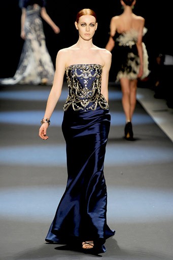 Naeem Khan, Fall/Winter 2011. New York Fashion Week 2011. [Photo by Frazer Harrison/Getty Images for IMG]
