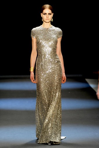 Naeem Khan, Fall/Winter 2011. New York Fashion Week 2011. [Photo by Frazer Harrison/Getty Images for IMG]