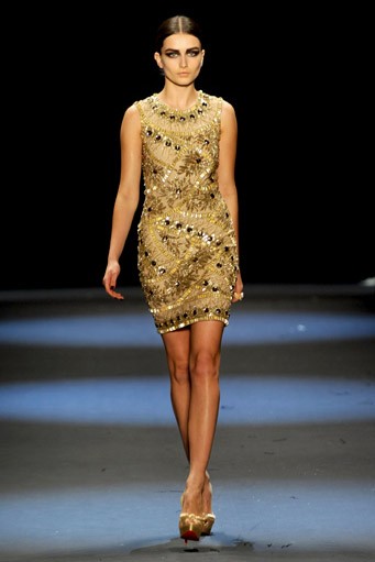 Naeem Khan, Fall/Winter 2011. New York Fashion Week 2011. [Photo by Frazer Harrison/Getty Images for IMG]