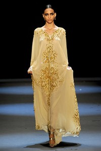 Naeem Khan, Fall/Winter 2011. New York Fashion Week 2011. [Photo by Frazer Harrison/Getty Images for IMG]