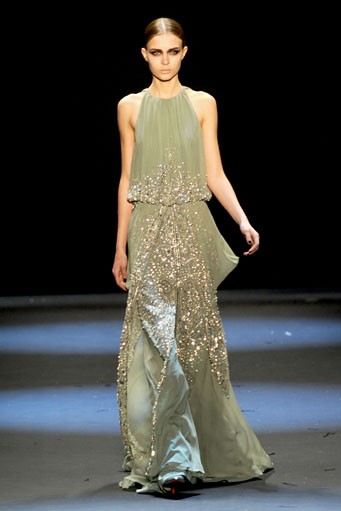 Naeem Khan, Fall/Winter 2011. New York Fashion Week 2011. [Photo by Frazer Harrison/Getty Images for IMG]