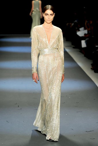 Naeem Khan, Fall/Winter 2011. New York Fashion Week 2011. [Photo by Frazer Harrison/Getty Images for IMG]