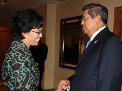 SBY-Sri Mulyani Reuni