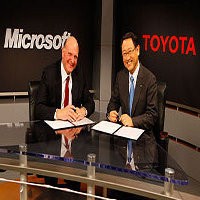 Toyota-Microsoft Berduet Ciptakan Mobil Pintar