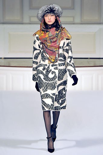 Oscar de la Renta, Fall/Winter 2011. New York Fashion Week 2011. [Photo by Slaven Vlasic/Getty Images]