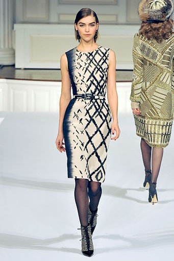 Oscar de la Renta, Fall/Winter 2011. New York Fashion Week 2011. [Photo by Slaven Vlasic/Getty Images]