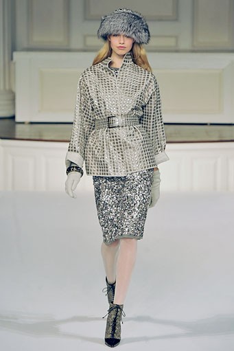 Oscar de la Renta, Fall/Winter 2011. New York Fashion Week 2011. [Photo by Slaven Vlasic/Getty Images]