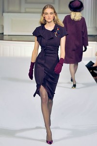 Oscar de la Renta, Fall/Winter 2011. New York Fashion Week 2011. [Photo by Slaven Vlasic/Getty Images]