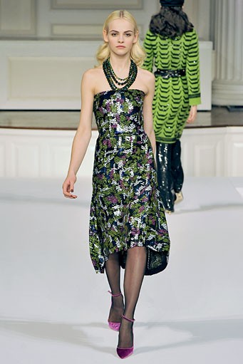 Oscar de la Renta, Fall/Winter 2011. New York Fashion Week 2011. [Photo by Slaven Vlasic/Getty Images]