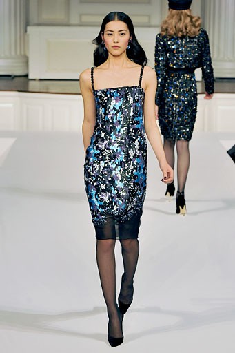 Oscar de la Renta, Fall/Winter 2011. New York Fashion Week 2011. [Photo by Slaven Vlasic/Getty Images]