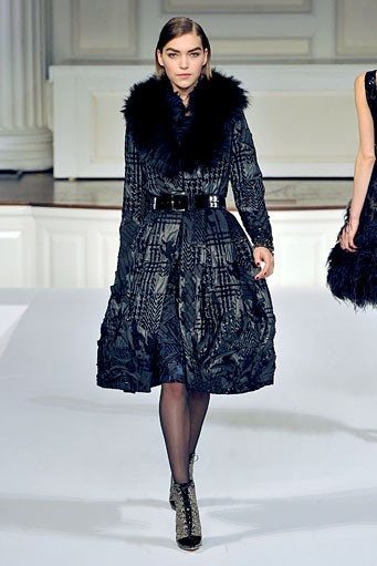 Oscar de la Renta, Fall/Winter 2011. New York Fashion Week 2011. [Photo by Slaven Vlasic/Getty Images]