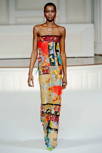 Oscar de la Renta, Fall/Winter 2011. New York Fashion Week 2011. [Photo by Slaven Vlasic/Getty Images]