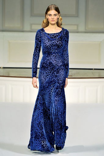 Oscar de la Renta, Fall/Winter 2011. New York Fashion Week 2011. [Photo by Slaven Vlasic/Getty Images]
