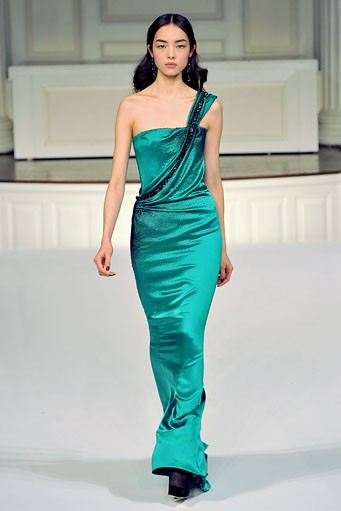 Oscar de la Renta, Fall/Winter 2011. New York Fashion Week 2011. [Photo by Slaven Vlasic/Getty Images]