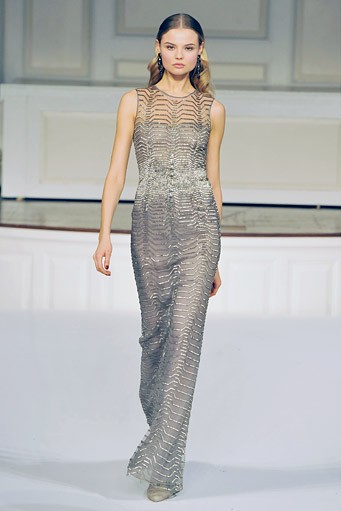 Oscar de la Renta, Fall/Winter 2011. New York Fashion Week 2011. [Photo by Slaven Vlasic/Getty Images]