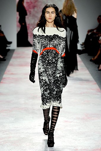 Prabal Gurung, Fall/Winter 2011. New York Fashion Week 2011. [Photo by Stefan Gosatti/Getty Images for IMG]