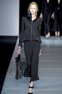 Giorgio Armani, Fall/Winter 2011. Milan Fashion Week 2011. [Photo by Vittorio Zunino Celotto/Getty Images]