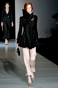 Giorgio Armani, Fall/Winter 2011. Milan Fashion Week 2011. [Photo by Vittorio Zunino Celotto/Getty Images]