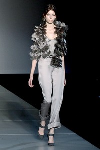 Giorgio Armani, Fall/Winter 2011. Milan Fashion Week 2011. [Photo by Vittorio Zunino Celotto/Getty Images]