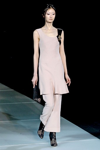 Giorgio Armani, Fall/Winter 2011. Milan Fashion Week 2011. [Photo by Vittorio Zunino Celotto/Getty Images]