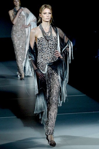Giorgio Armani, Fall/Winter 2011. Milan Fashion Week 2011. [Photo by Vittorio Zunino Celotto/Getty Images]