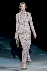 Giorgio Armani, Fall/Winter 2011. Milan Fashion Week 2011. [Photo by Vittorio Zunino Celotto/Getty Images]