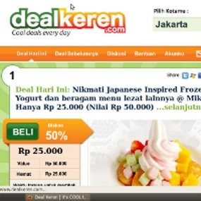 Belanja di Dealkeren, Hemat Hingga 80 Persen