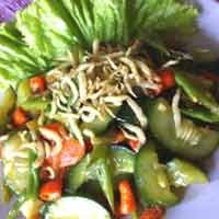 Resep: Tumis Kyuri Ikan Teri