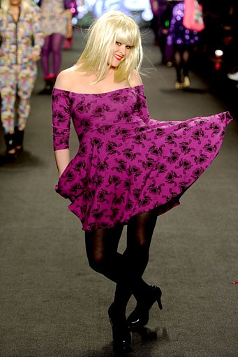 Betsey Johnson, Fall/Winter 2011. New York Fashion Week 2011. [Photo by Frazer Harrison/Getty Images for IMG]