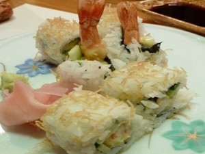 Resep Sushi: Ebi Tempura Roll