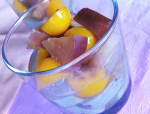Resep Puding: Puding Azuki Setup Buah