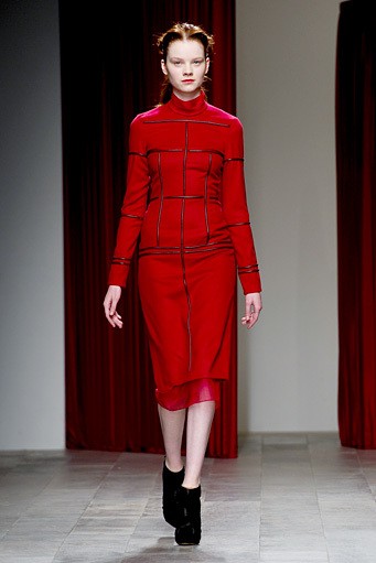Emilio De La Morena, Fall/Winter 2011. New York Fashion Week 2011. [Photo by Ian Gavan/Getty Images]