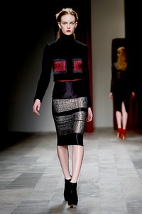 Emilio De La Morena, Fall/Winter 2011. New York Fashion Week 2011. [Photo by Ian Gavan/Getty Images]