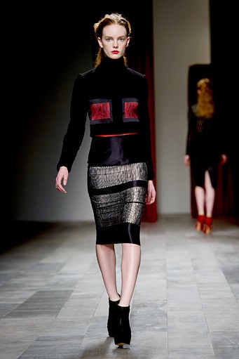 Emilio De La Morena, Fall/Winter 2011. New York Fashion Week 2011. [Photo by Ian Gavan/Getty Images]